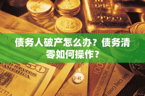 北京债务人破产怎么办？债务清零如何操作？