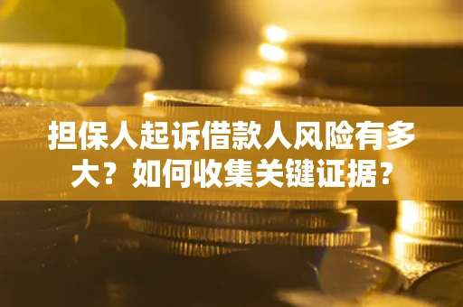 北京担保人起诉借款人风险有多大？如何收集关键证据？
