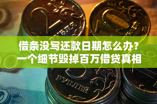 北京借条没写还款日期怎么办？一个细节毁掉百万借贷真相