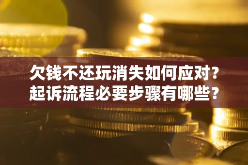 北京欠钱不还玩消失如何应对？起诉流程必要步骤有哪些？